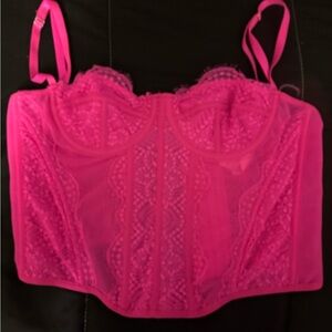 Pink Lace corset top